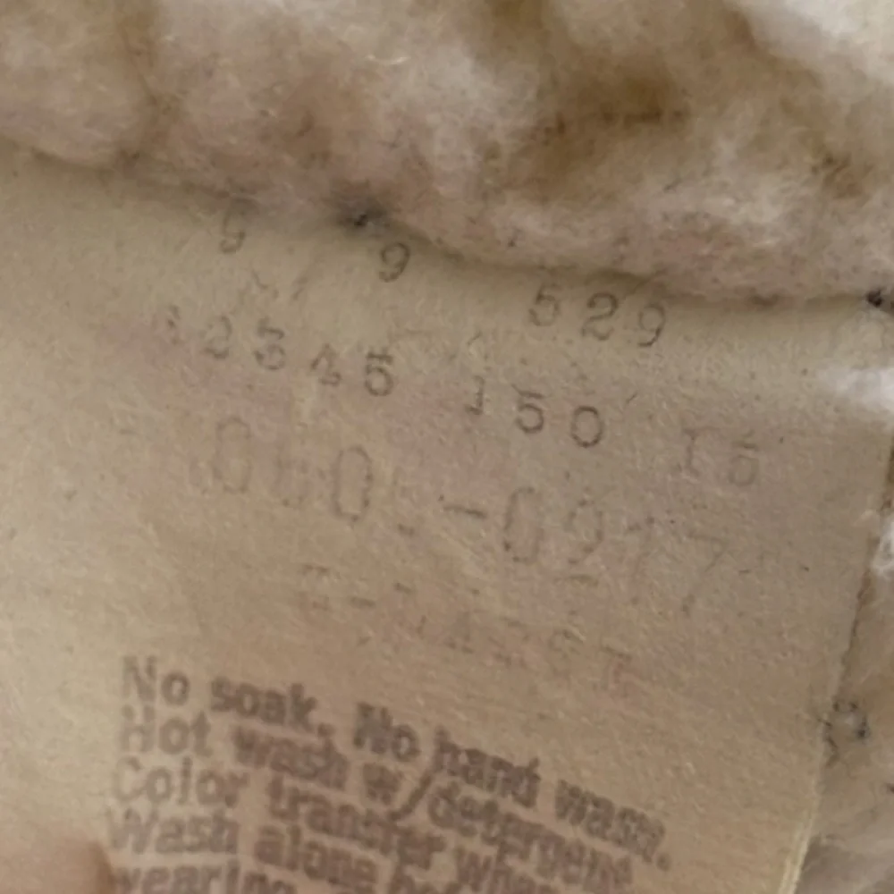 Vintage Levi’s Men’s Orange Tab Sherpa Fleece Denim Snap Button Vest Size XL